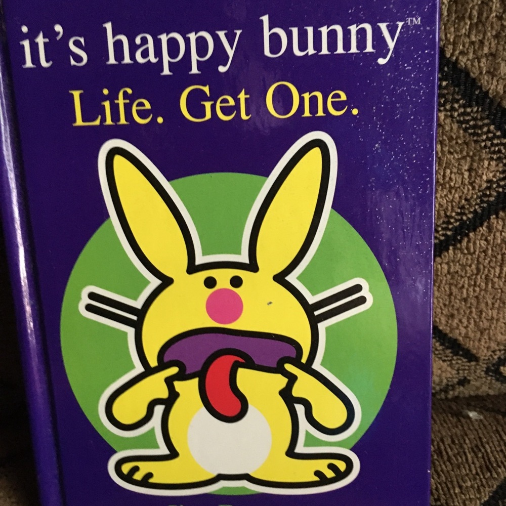 Happy Bunny book. Remember the 90s? 🤣